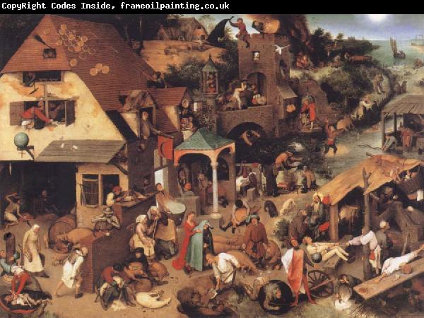 Pieter Bruegel Museums national the niederlandischen proverb